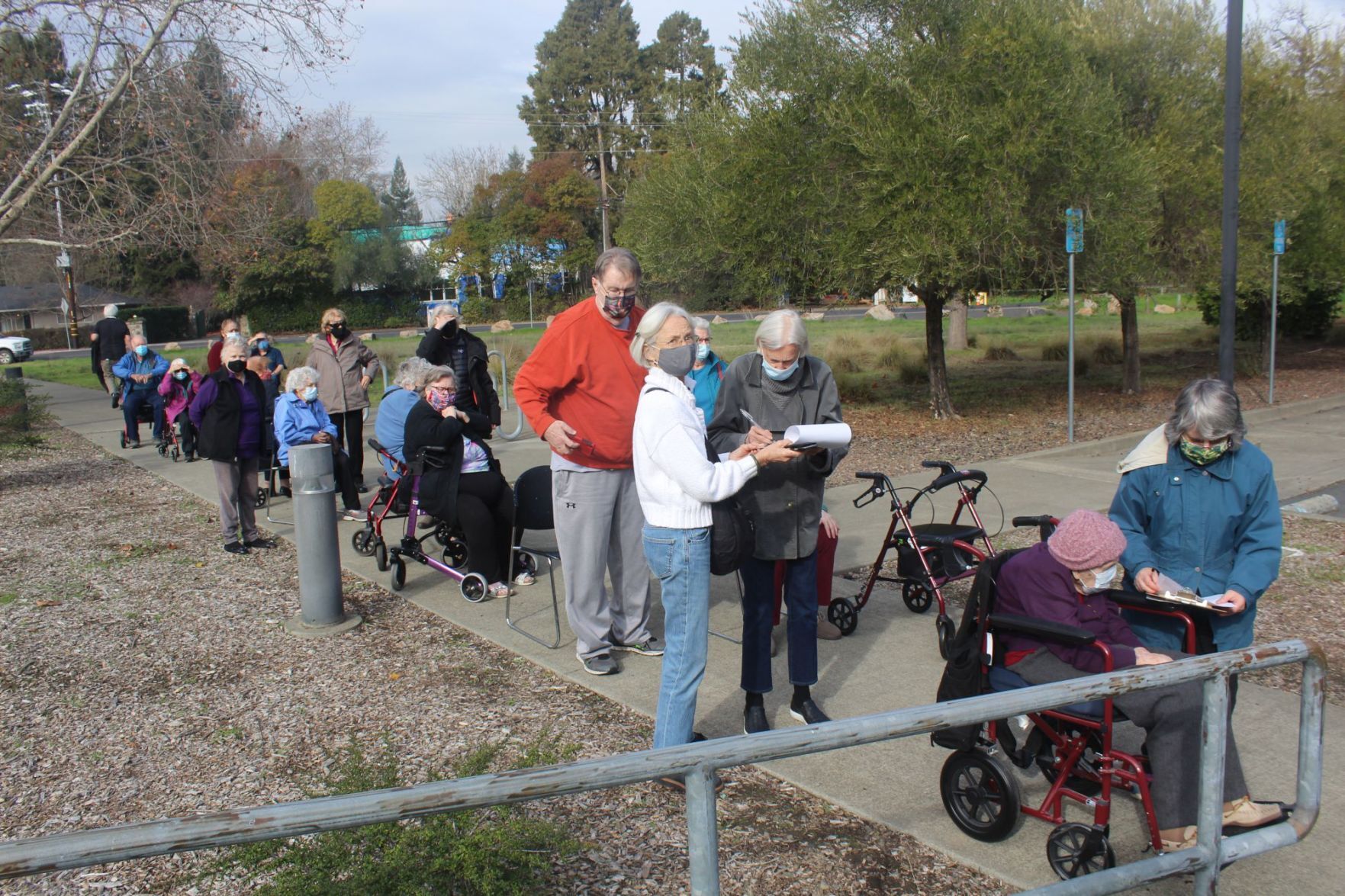 In line for COVID-19 vaccine